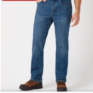 Duluth Men’s Jeans 42x30”Ballroom Double Flex Standard Fit Medium Wash